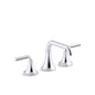 Tone™ Widespread Lavatory Faucet, ADA, 2 Handle, 3-Hole, 1.2 gpm, Polished Chrome