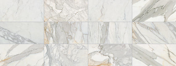 Marble Calacatta Gold Hexagon 2X2 Honed