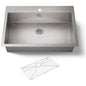 Vault 33" Single Basin Top-Mount/Under-Mount 18-Gauge Stainless Steel Kitchen Sink with SilentShield