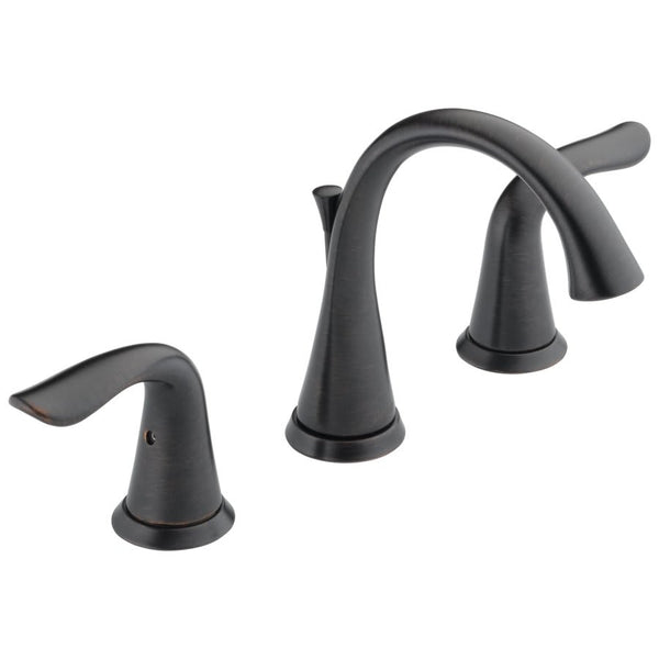 Lahara® Widespread Lavatory Faucet, ADA, 2 Handle, 3-Hole, 1.2 gpm, Venetian Bronze