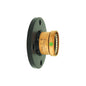 Flange, 3 x 4 in, Press x Bolt Pattern, Copper