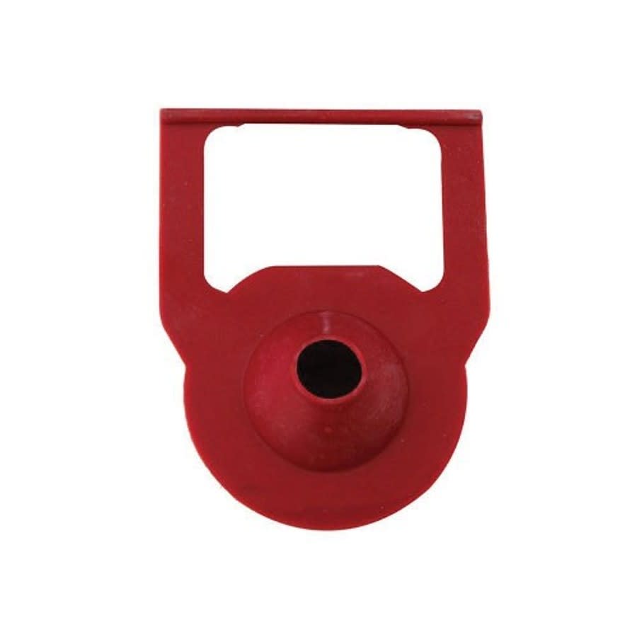 Hinge Flapper, Rubber, Red