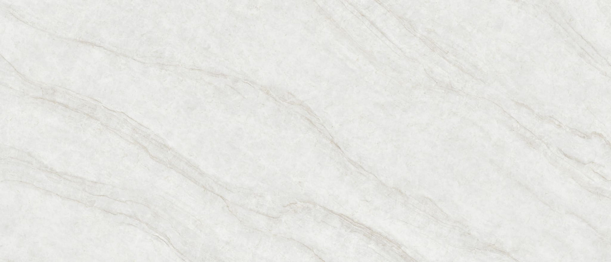 IvoriTaj Brushed Quartz slab by MSI features a light gray brushed surface with subtle, wavy beige veins for natural elegance.