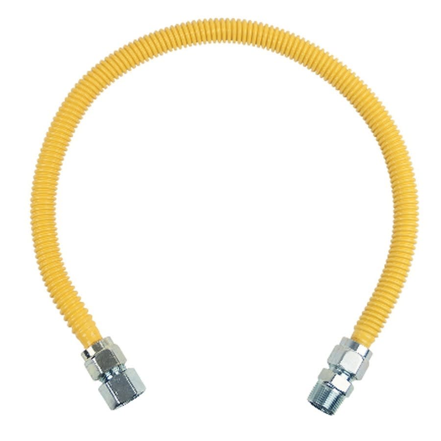 Gas Flex, 1/2 in ID, 3/4 in, FNPT x MNPT, 24 in L