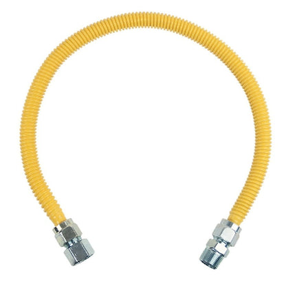 Gas Flex, 1/2 in ID, 3/4 in, FNPT x MNPT, 18 in L