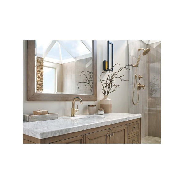 Trinsic® Single Hole Lavatory Faucet, ADA, 1 Handle, 1-Hole, 1.2 gpm, Champagne Bronze