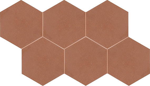 Inyo Ember Hexagon 8X8 Satin