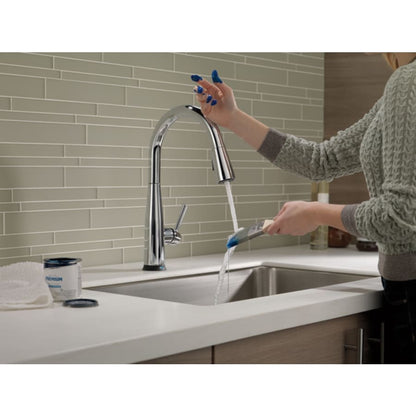 Essa VoiceIQ Voice Activated Pull Down Kitchen Faucet with On / Off Touch Activation and Magnetic Docking Spray Head