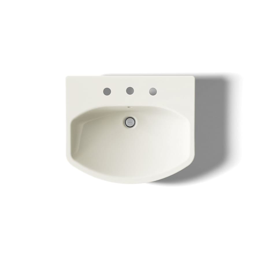 Cimarron 21" Pedestal Bathroom Sink with 3 Holes Drilled and Overflow