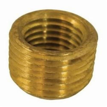 Face Bushing, 3/4 x 1/2 in, MNPT x FNPT, Lead Free Brass, Rough Brass
