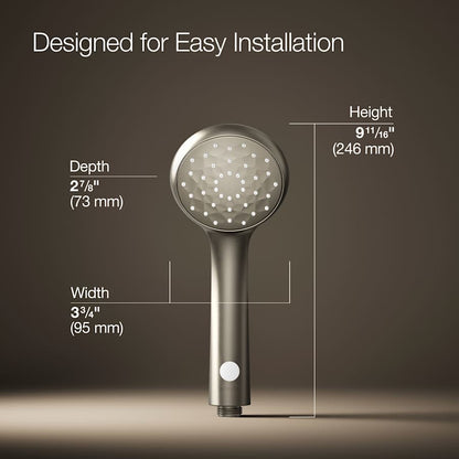 Awaken B90 1.5 GPM / 2 GPM Multi Function Hand Shower with MasterClean and Eco-Boost Technologies