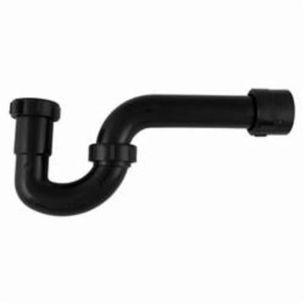 Tubular P-Trap, 1-1/2 in, Black