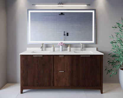 Palmilla Double Bathroom Vanity - 72W x 35H x 22D