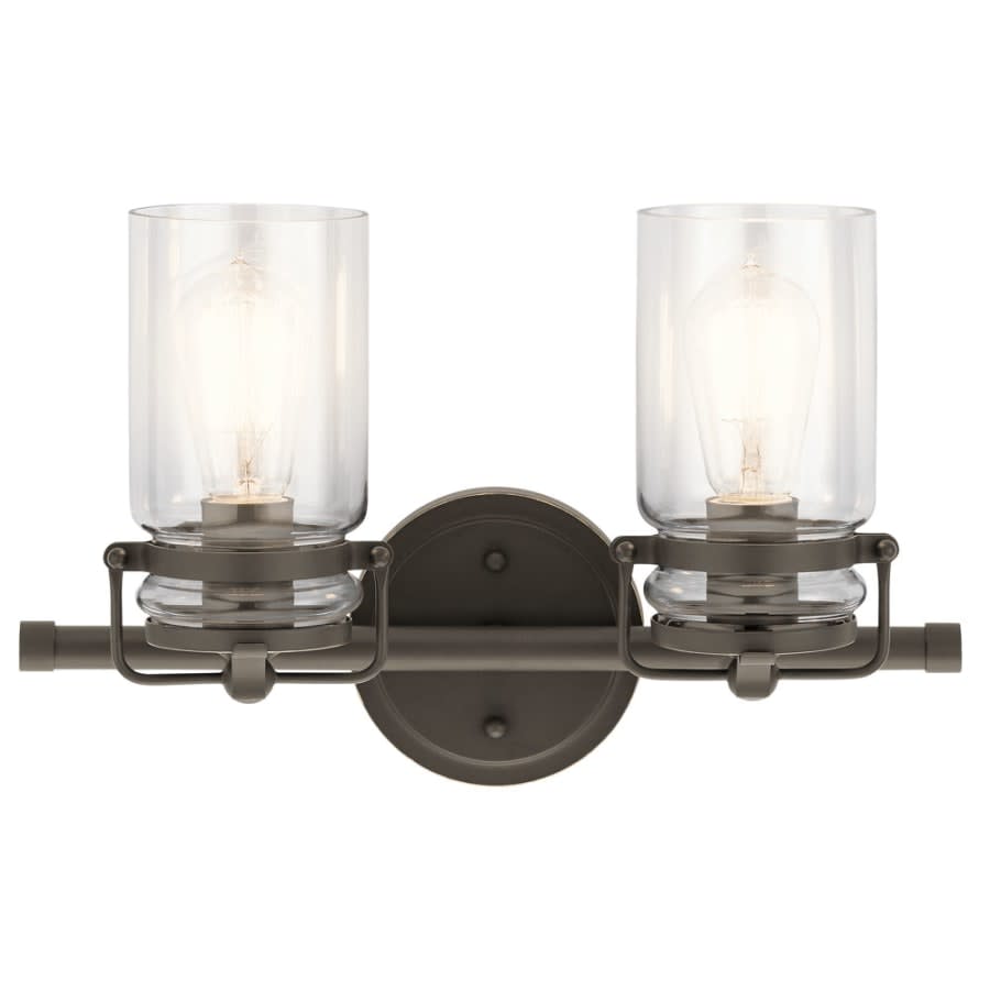 Brinley 2 Light 16" Wide Bathroom Vanity Light