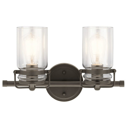 Brinley 2 Light 16" Wide Bathroom Vanity Light