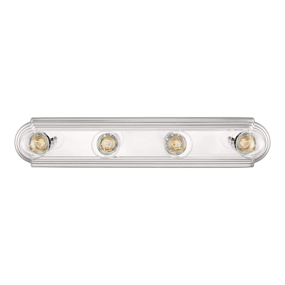 Hampton Bay 24 in. 4-Light Chrome Vanity Light