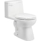 Galveston 1.28 GPF One Piece Elongated Chair Height Toilet with Left Hand Lever - Less Seat