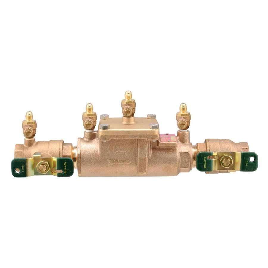 LF007 Double Check Backflow Preventer, 1-1/2 in, FNPT, Bronze