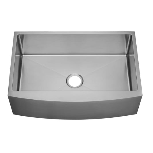 Sault 33" Farmhouse Single Basin Stainless Steel Kitchen Sink