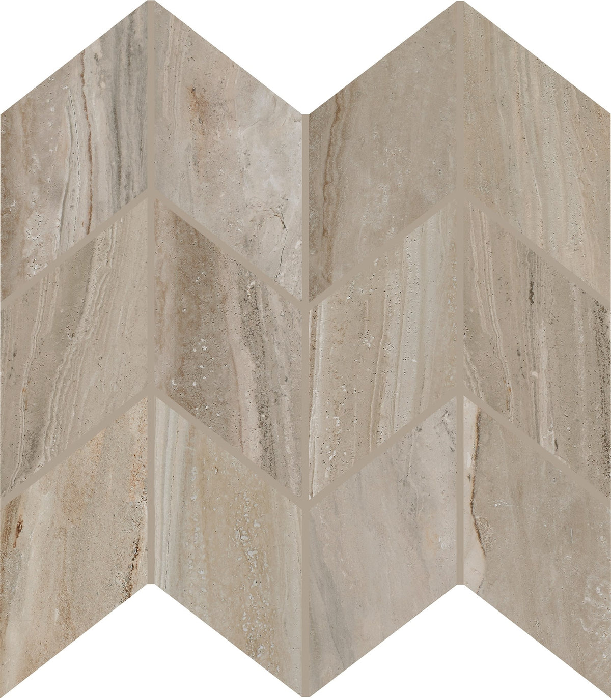 Famed Luxe Chevron 3X6 Polished