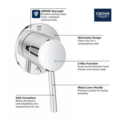 Concetto™ Diverter Tub & Shower Trim, ADA, Brushed Nickel