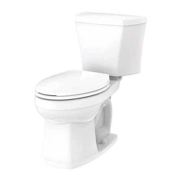 Avalanche® Toilet Bowl, Floor Mount, 12 in Rough, Elongated, White
