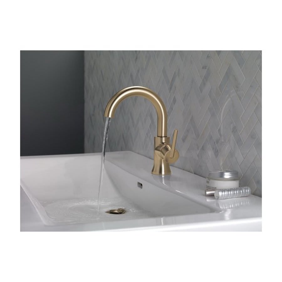 Trinsic® Single Hole Lavatory Faucet, ADA, 1 Handle, 1-Hole, 1.2 gpm, Champagne Bronze