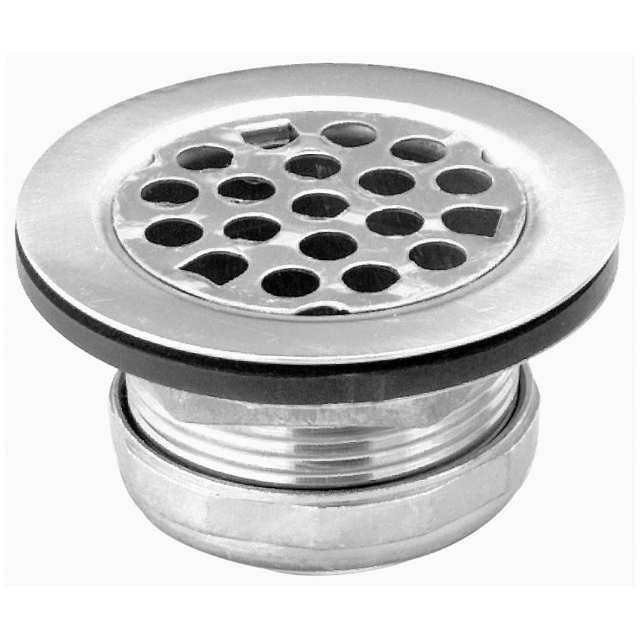 Duplex Strainer, Stainless Steel, Polished Chrome