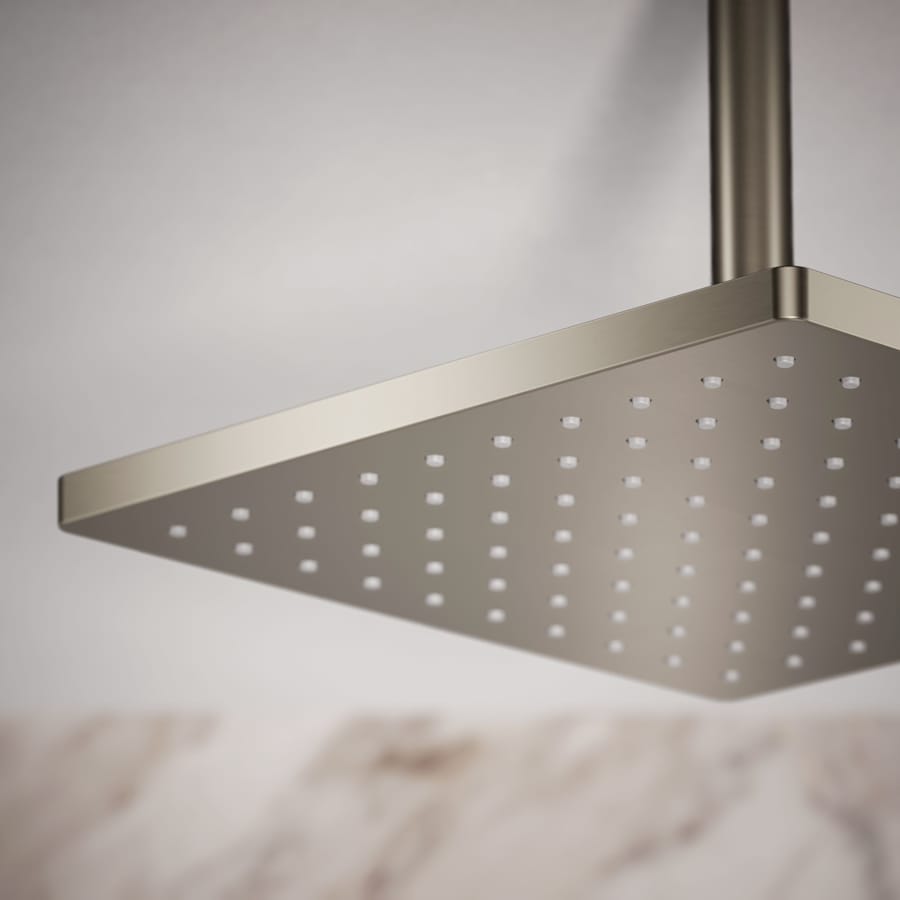 Honesty Square 10" Single Function 2.5 GPM Rainhead with MasterClean Sprayface