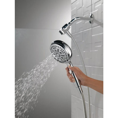 Universal Showering 1.75 GPM Multi Function Hand Shower Package with SureDock Integrated Shower Arm holder - Limited Lifetime Warranty