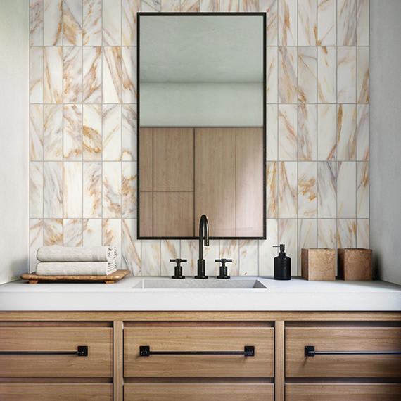 Gamma Bella Herringbone 2X6 Polished