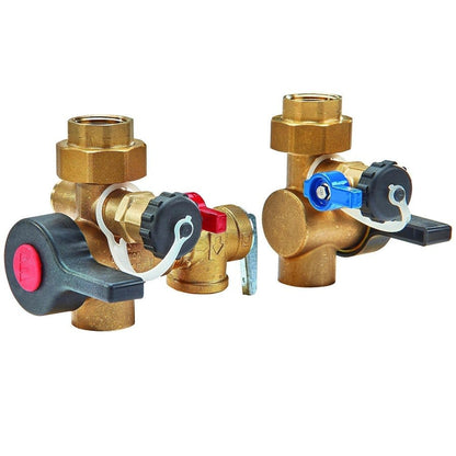 LFTWHG2, 3/4 LFTWHG2-FT-HC-RV Tankless Water Heater Valve Set, 3/4 in, Copper Silicon Alloy