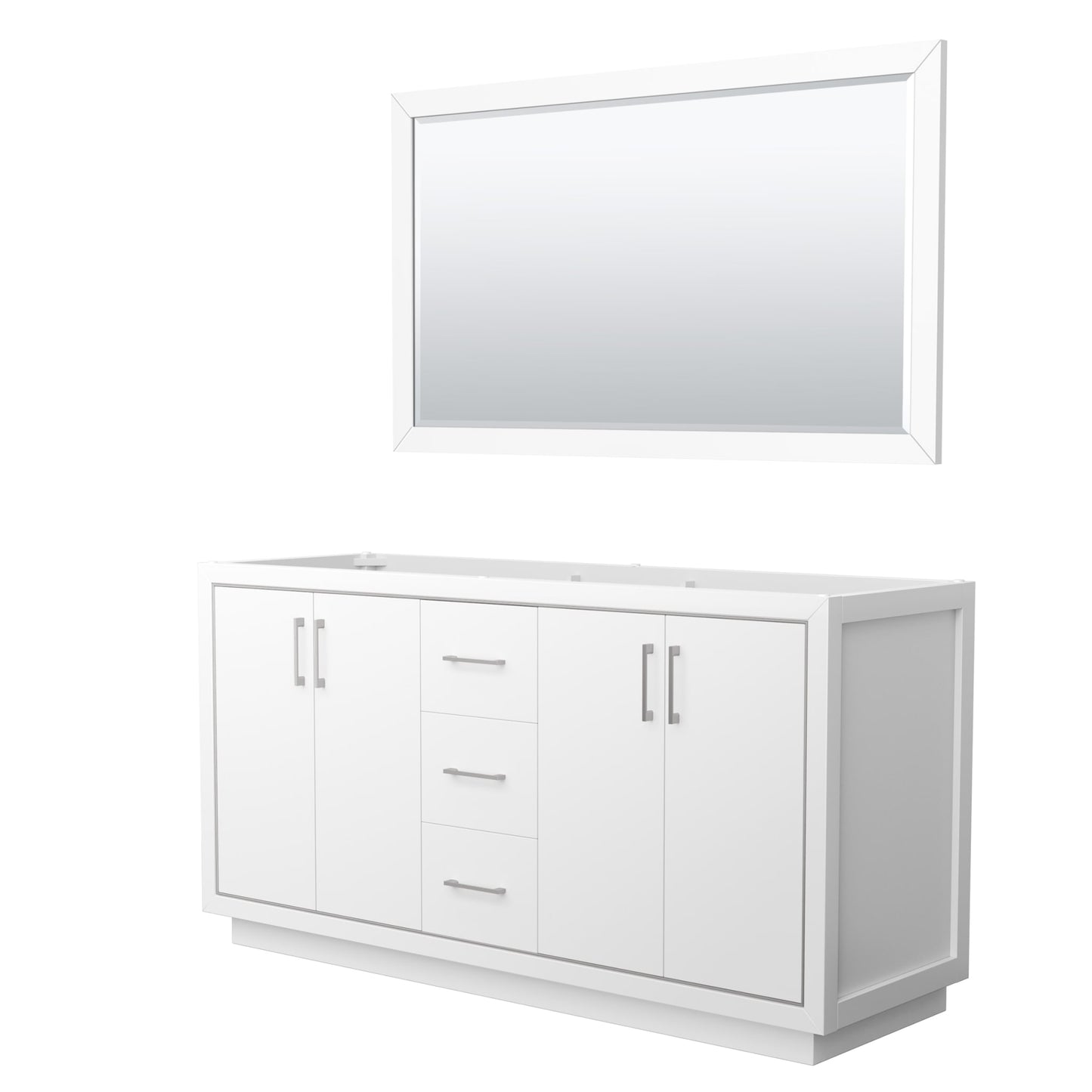 Icon Double Bathroom Vanity - 65.25W x 34.25H x 21.75D