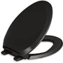 French Curve Elongated Closed-Front Toilet Seat with Soft Close and Quick Release