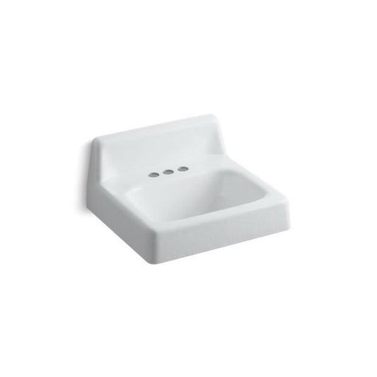 Hudson™ Wall Mount Lavatory Sink, ADA, 19 x 17-1/4 x 8-1/2 in, Cast Iron, White