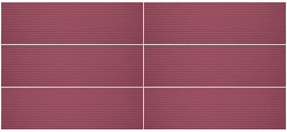 Stencil Berry Rectangle 4X12 Matte