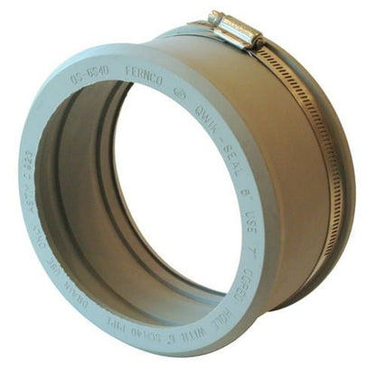 Transition Coupling, 4 in, Quick Seal, Flexible PVC