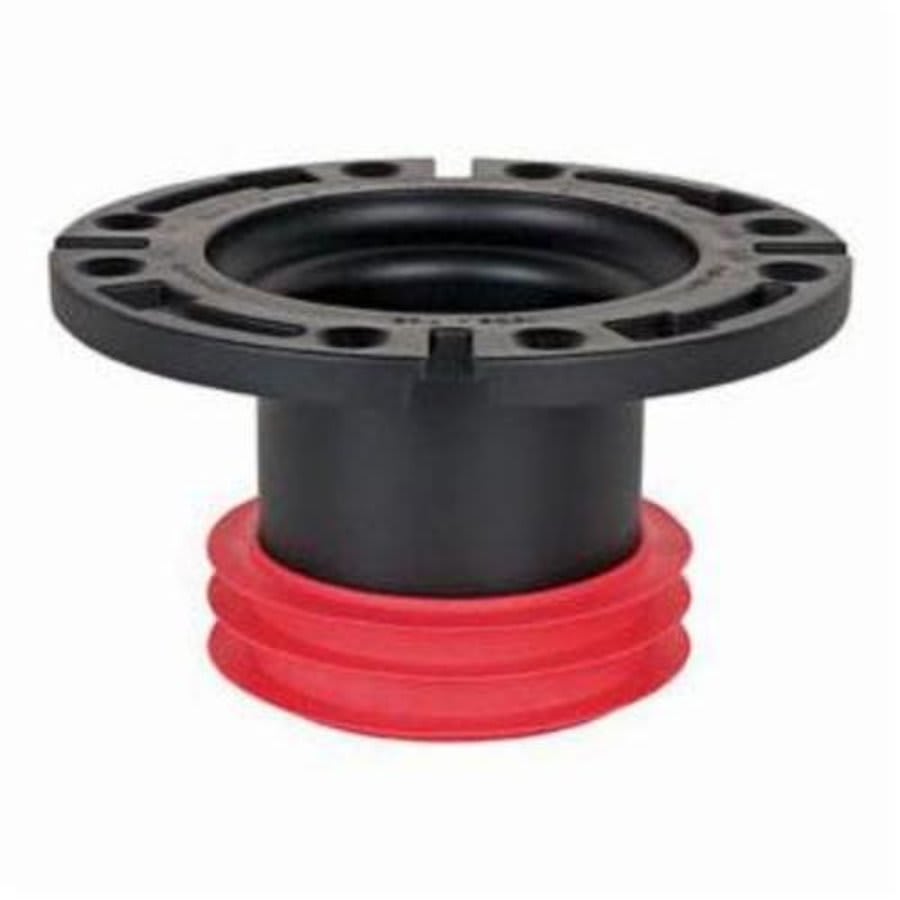 PushTite™ DWV Closet Flange, 4 in, Hub, ABS