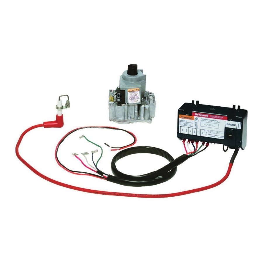 Intermittent Pilot Retrofit Kit, 150 Kbtu/hr Capacity, 24 VAC, 2 A, 24 VAC Control, Import