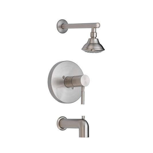 Pressure Balanced Tub & Shower Trim, ADA, Brushed Nickel