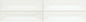 Color Story Pinstripes Ice White Rectangle, Wave Crest 2X8 Glossy