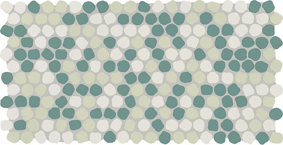 Keystones Spring Blend Organic Penny 1X1 Matte