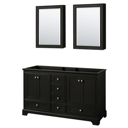 Deborah Double Bathroom Vanity - 59.25W x 34.25H x 21.5D