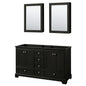 Deborah Double Bathroom Vanity - 59.25W x 34.25H x 21.5D