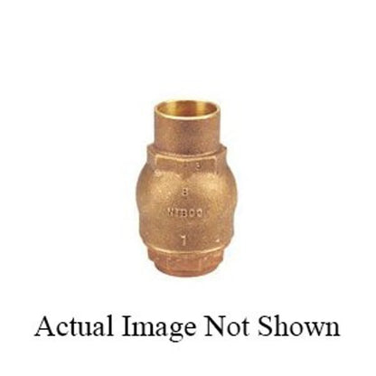 Ring Check® Spring Check Valve, 2 in, C, Bronze