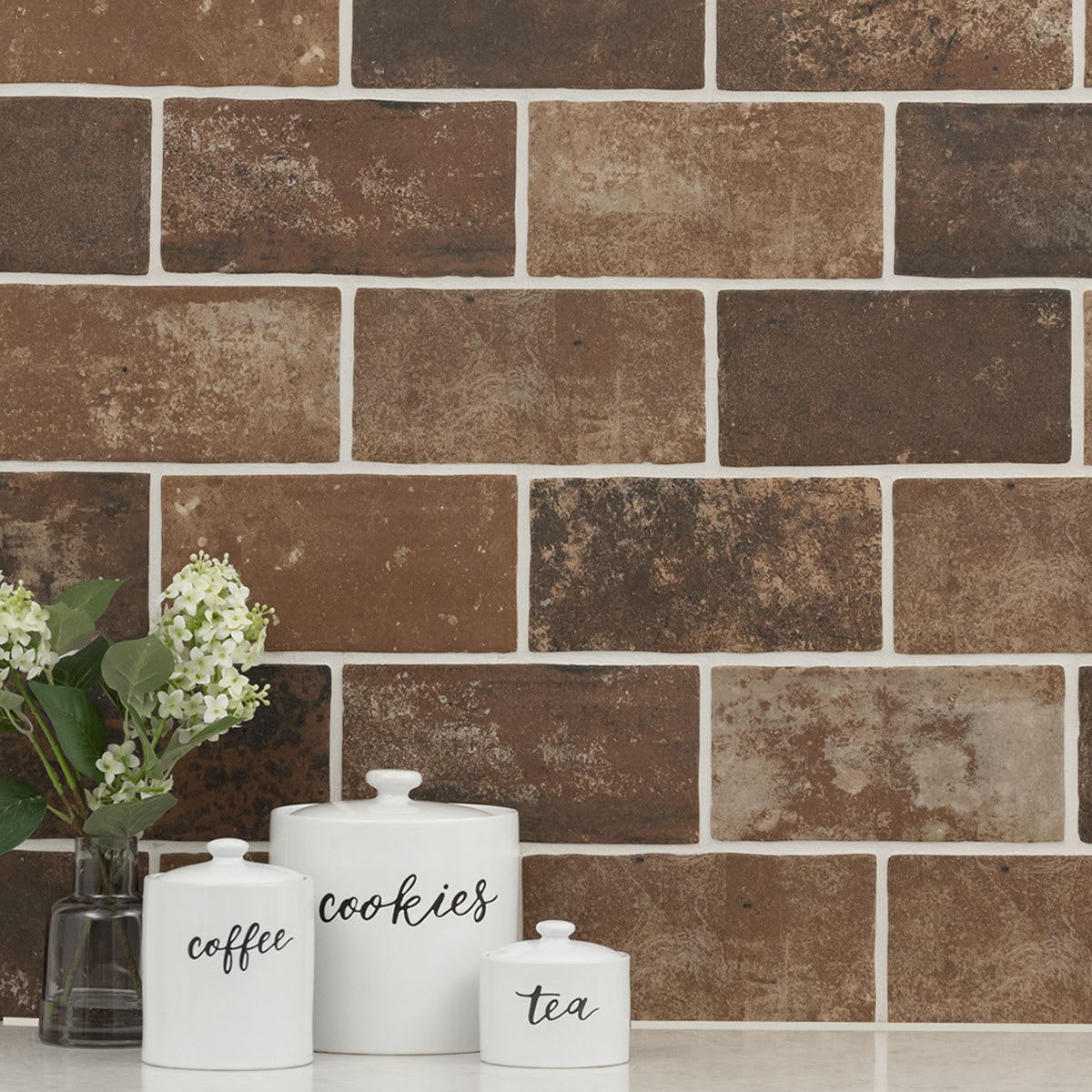 Brickstone Red Porcelain Tile 5X10