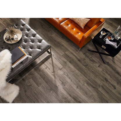 Outlast+ Vintage Pewter Oak 12 mm T x 7.4 in. W Waterproof Laminate Wood Flooring (19.6 sqft/case)