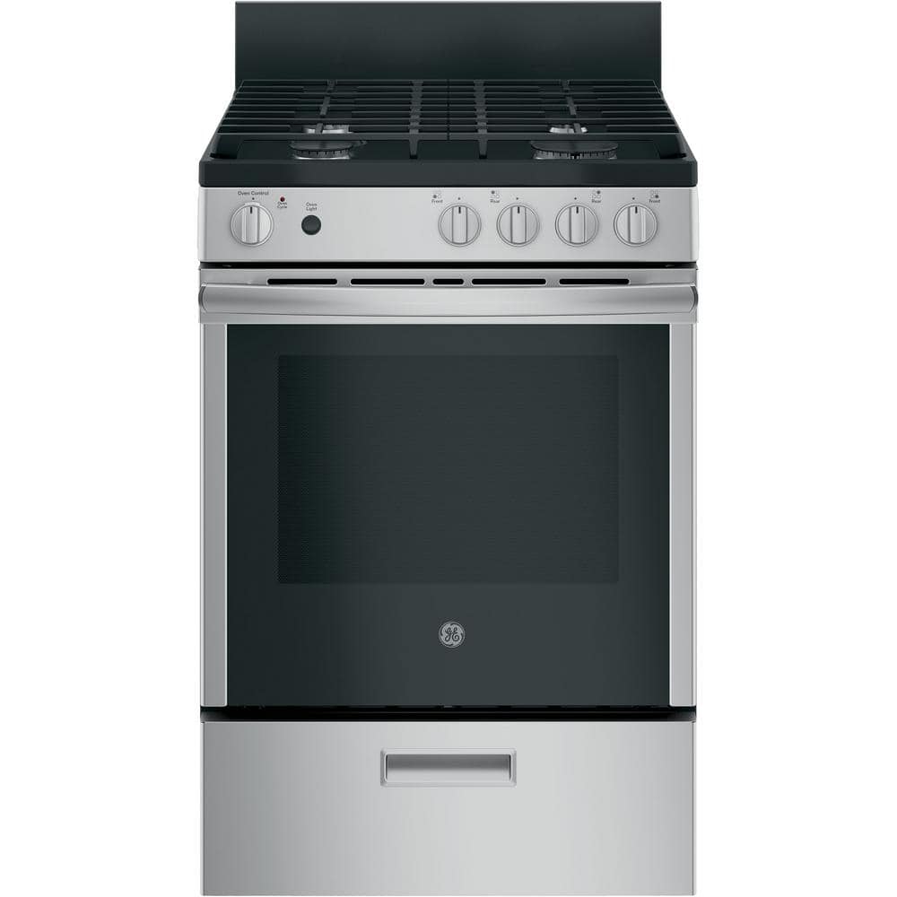 Ge® 24" Steam Clean Free-Standing/Slide-In Gas Range