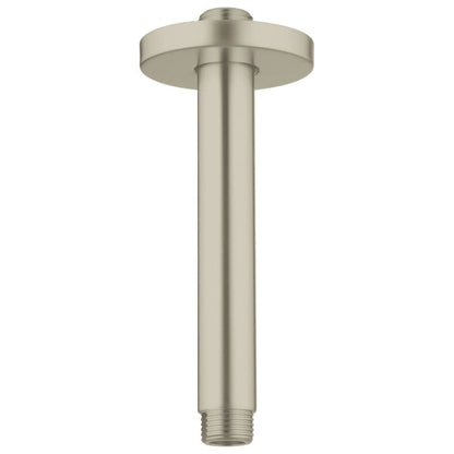 6" Ceiling Shower Arm with Flange and 1/2" Threaded Connection