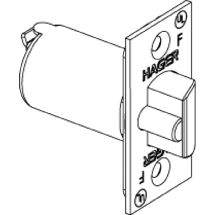 Grade 1 UL Listed Square Corner Dead Latch from the 3400 Collection